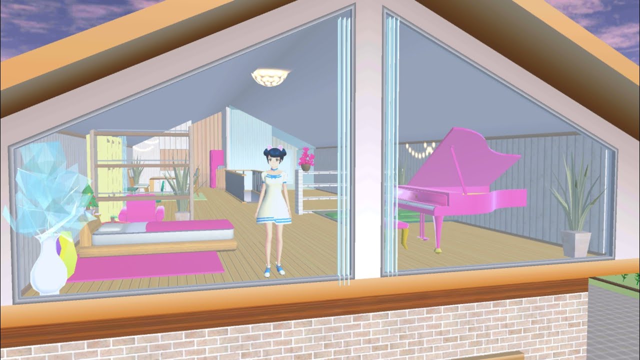 เกม การ์ตูน ญี่ปุ่น  2022  ห้องนอนใหม่  short film | sakura school simulator พี่ปอ