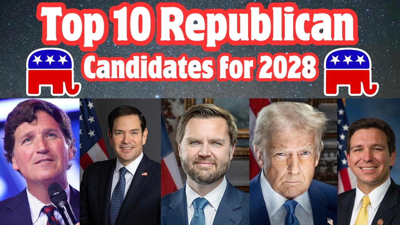 Top 10 Republican Candidates for 2028, ranked - YouTube