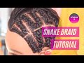Learn this Snake Cornrow Technique | FOR VISUAL LEARNERS🤔🧠😍 | Lesson 13