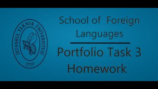 Portfolio Task 3 Homework