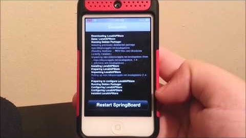 Apple iPod Touch 4G IOS 6.1.6 IOS 7 Theme & More