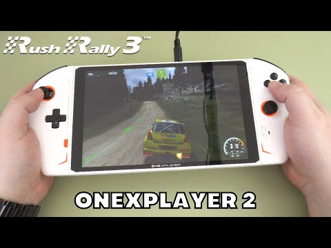 Rush Rally 3 on the ONEXPLAYER 2 Windows 11 PC Gaming Handheld with Ryzen 7 6800U CPU