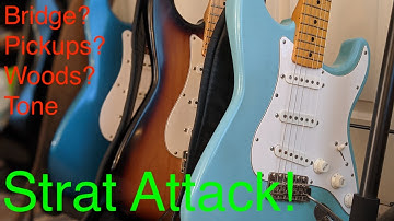 Strat Attack- Tremolo Bridge vs Hardtail and Different Pickups