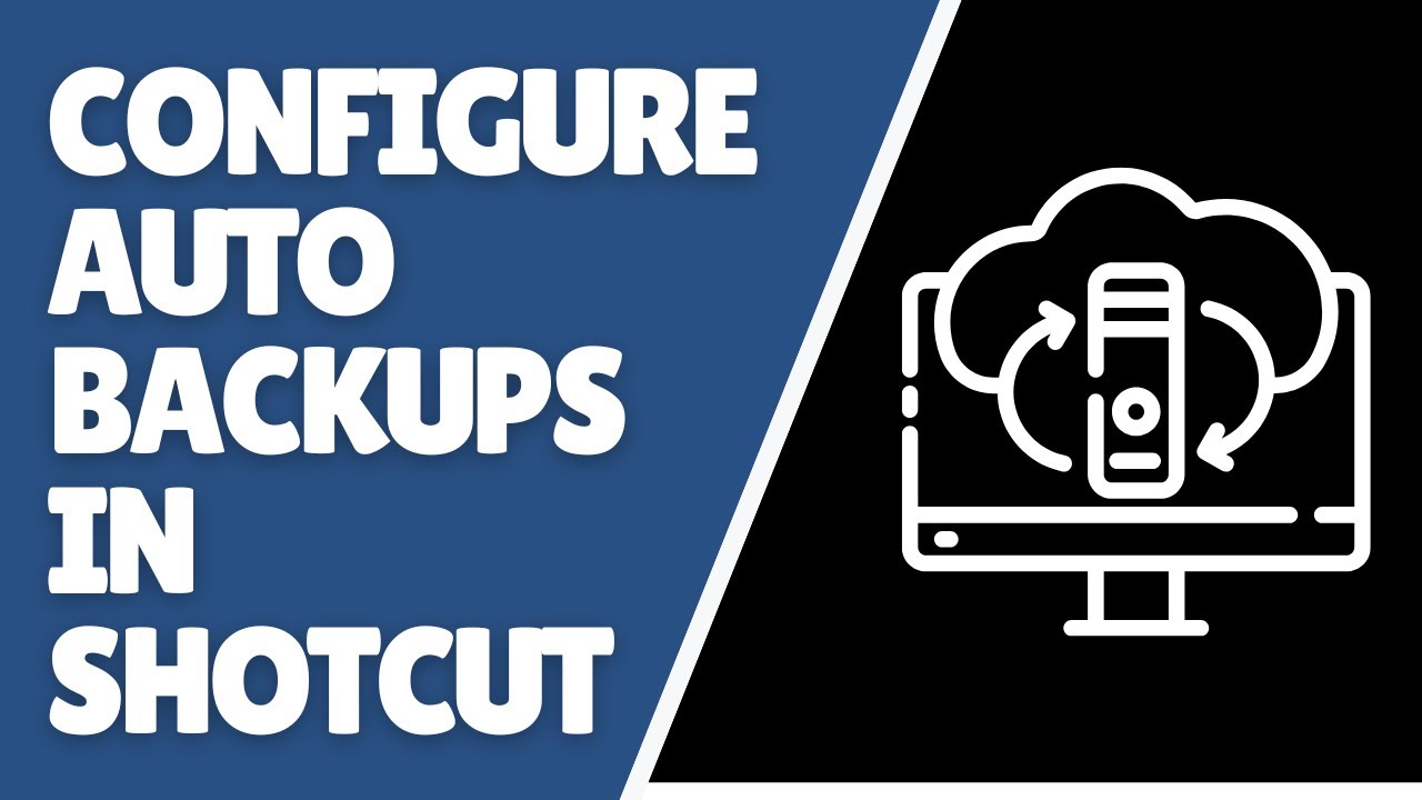 How to Enable and Configure Auto-Backups in Shotcut - YouTube