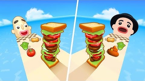 Sandwich Runner - All Level Gameplay Android,iOS - NEW BIG APK UPDATE
