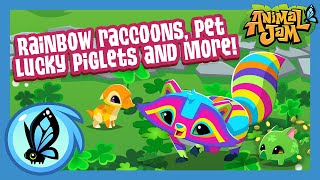 Rainbow Raccoons, Lucky Piglets, & More! | Animal Jam Update