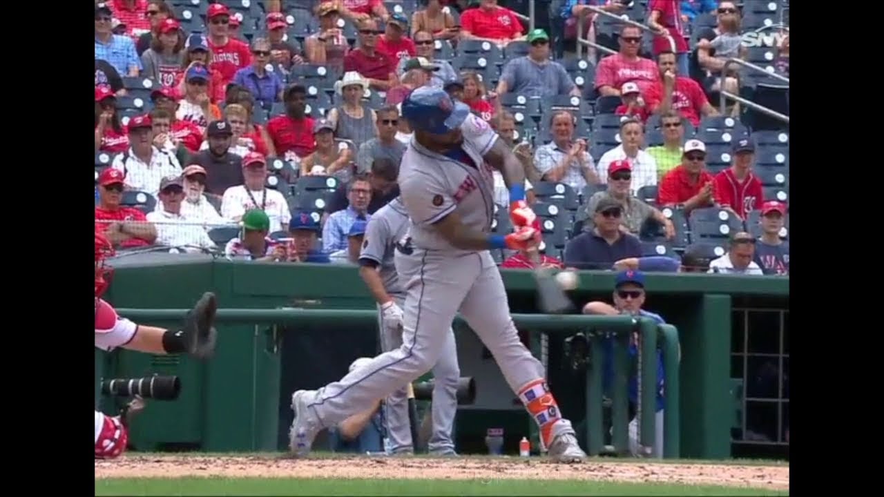 Jose Reyes Home Run Swing Slow Motion 2018-1(#2) - YouTube