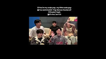 RM AND JK WATCHED KPOP DEMON HUNTERS Jungkook Rm Namkook Bangtan Btsisback Live Kpop Bts 