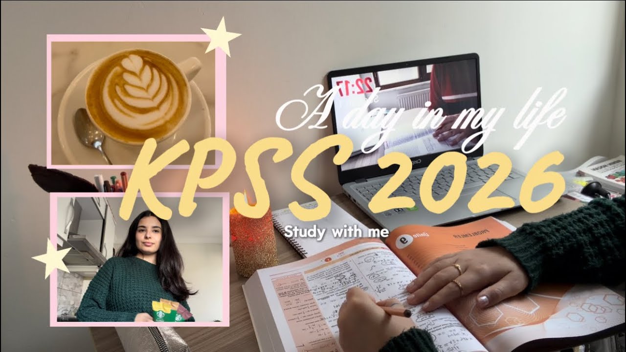 Sakin bir günüm | 6 saat ders, kahve ve kediler ☕🐱 |  Study Vlog | KPSS 2026 #keşfet #kpss