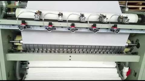 6 Lines v fold and plc control facial tissue paper folding machaine