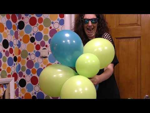 Bursting By Remote Balloons to scare Woman Tangobaldy™ Family Friendly Fun video