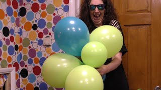 Bursting By Remote Balloons to scare Woman Tangobaldy™ Family Friendly Fun video