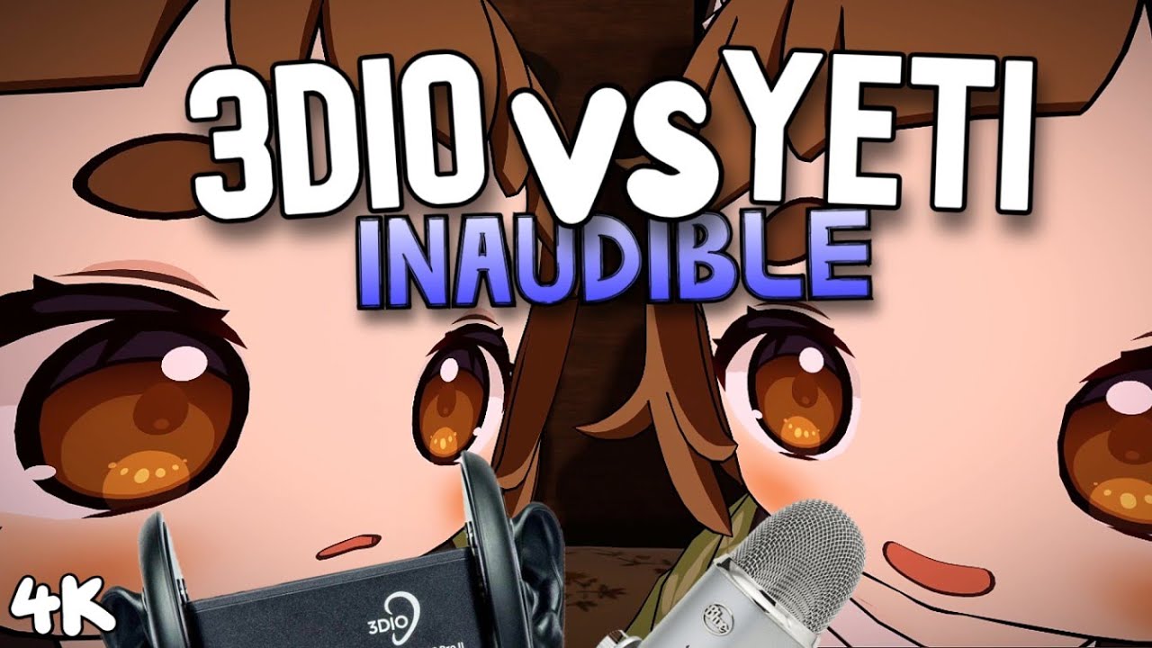 3DIO vs Blue Yeti Inaudible Whisper Battle ASMR 4K