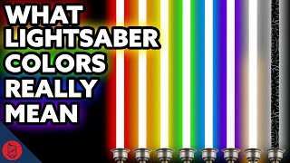 What Lightsaber Colors ACTUALLY Mean | Star Wars Film Theory