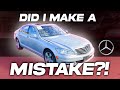 I BOUGHT A CHEAP STORM DAMAGED MERCEDES S550 WAS IT A MISTAKE? "LIVE AUCTION AND DELIVERY'' PART #1