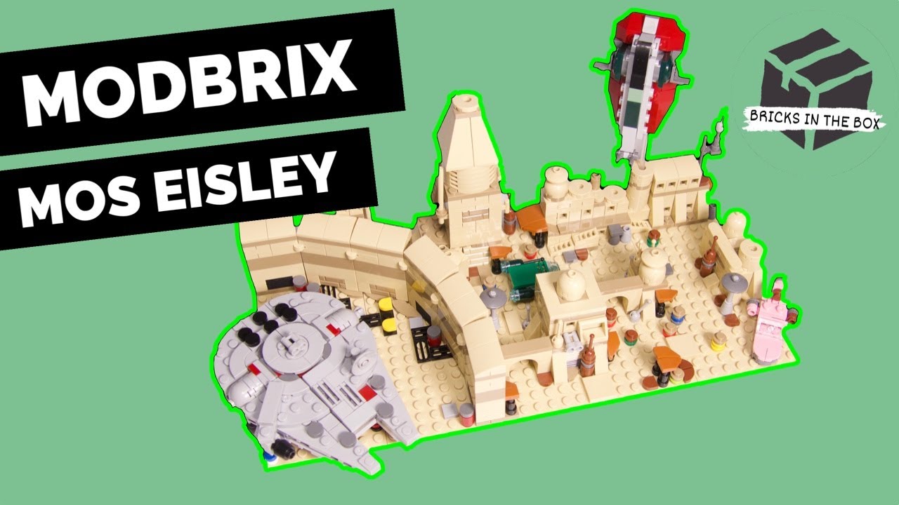 Modbrix Lego Modbrix Mos Eisley, diorama by Florian W. Speed Build Lego Star Wars ...