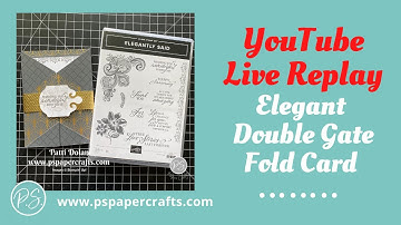 Card Making Ideas - How To Make A Double Gate Fold Card