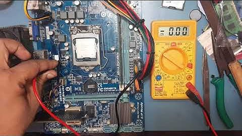 GA-H61M-S1 VRM ON Voltage Missing , VTT Ok /Problem Slove By Support Pro