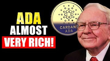 If THIS Happens To Cardano ADA We Will Be MILLIONAIRES!