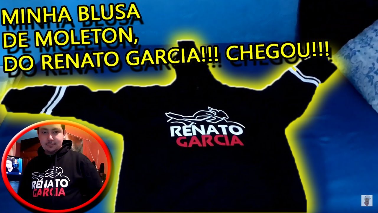 MINHA BLUSA DE MOLETOM DO RENATO GARCIA!!! CHEGOU!!! ( WESLEY