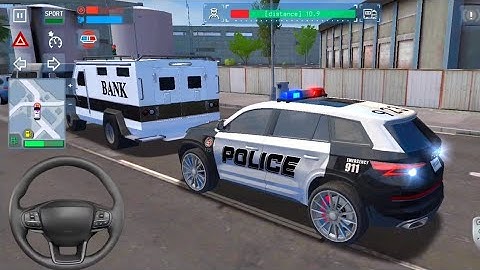 Police Sim 2022 Cop Simulator Gameplay - Bank Car games - Police Sim 2024 New Update #gaming
