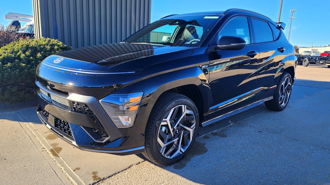 2024 Hyundai Kona N Line Abyss Black Pearl - YouTube