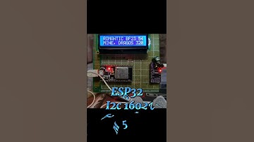 yoRadio! ESP32 + PCM5102a + i2c 1602 LCD display  #esp32 #esp32project #webradio #pcm5102 #player