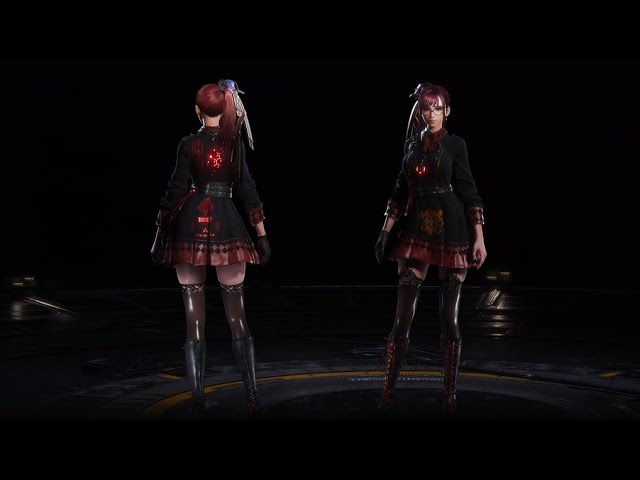 stellar blade black full dress Eve's Outfit Display 12 Best Suits for EVE