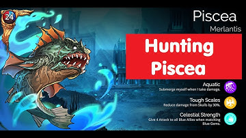 Gems of War Hunting Piscea the NEW Mythic troop