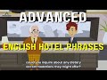 Master Advanced Hotel English for Hotel Etiquette | Essential Phrases & Conversations at the Hotel