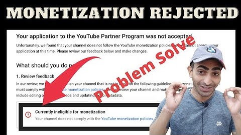 Currently ineligible For Monetization || How To Solve Currently Ineligible For Monetization Problem