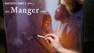 Painting the Manger in the Nativity & Foreshadowing the Last Supper