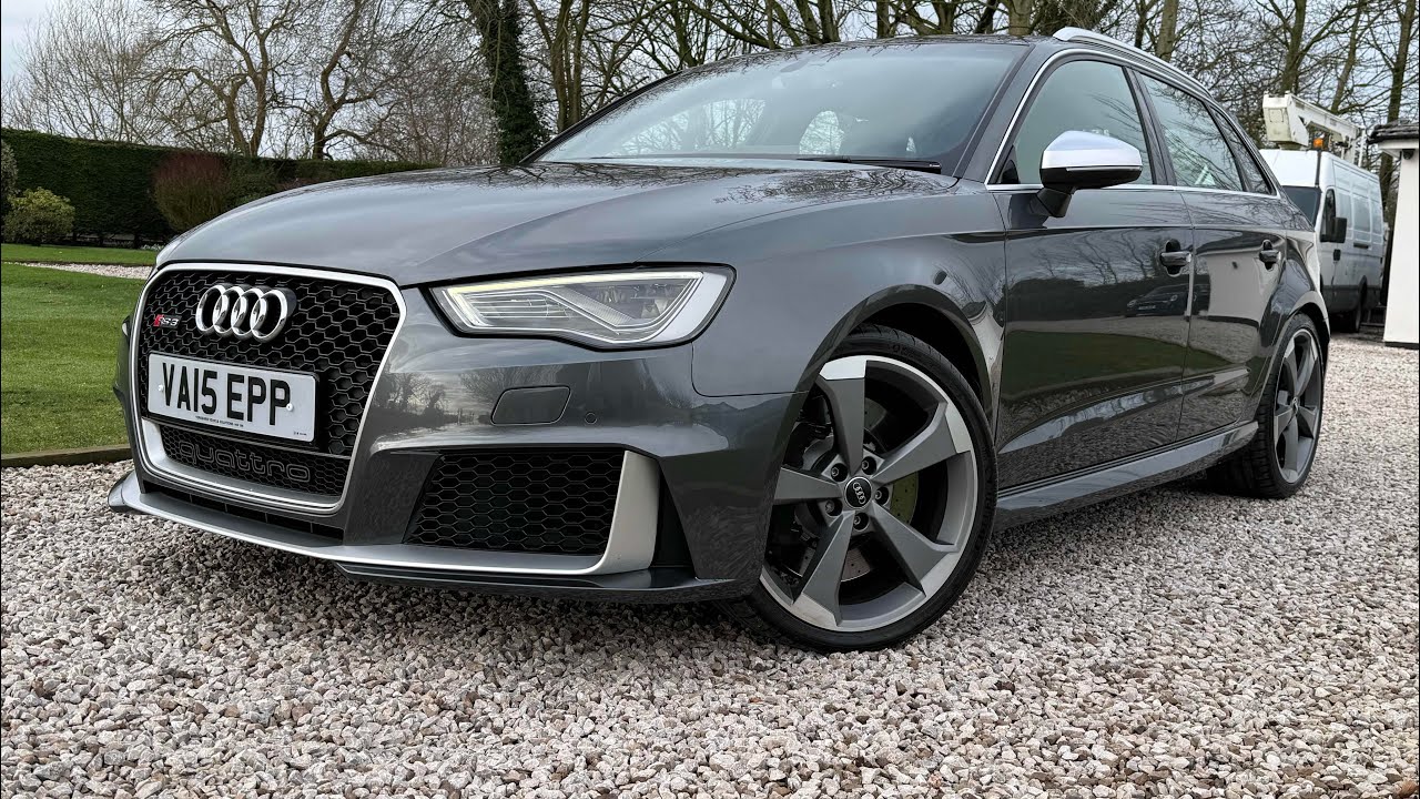 Audi RS3 2015 года выпуска, пробег 26900 миль.