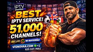Best IPTV 2026 | 51K Channels 😳 No Buffer + IPTV Smarters Pro Full Setup Guide