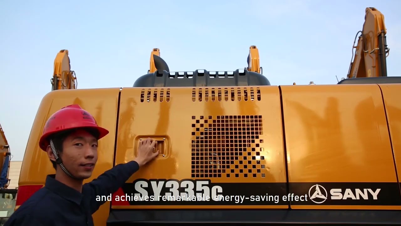 Brand New Sany Big Excavator 34tons for Mining Construction