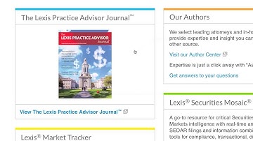 Lexis Practice Advisor Overview Video 2016