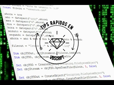 Tips rapidos en VBscript / string