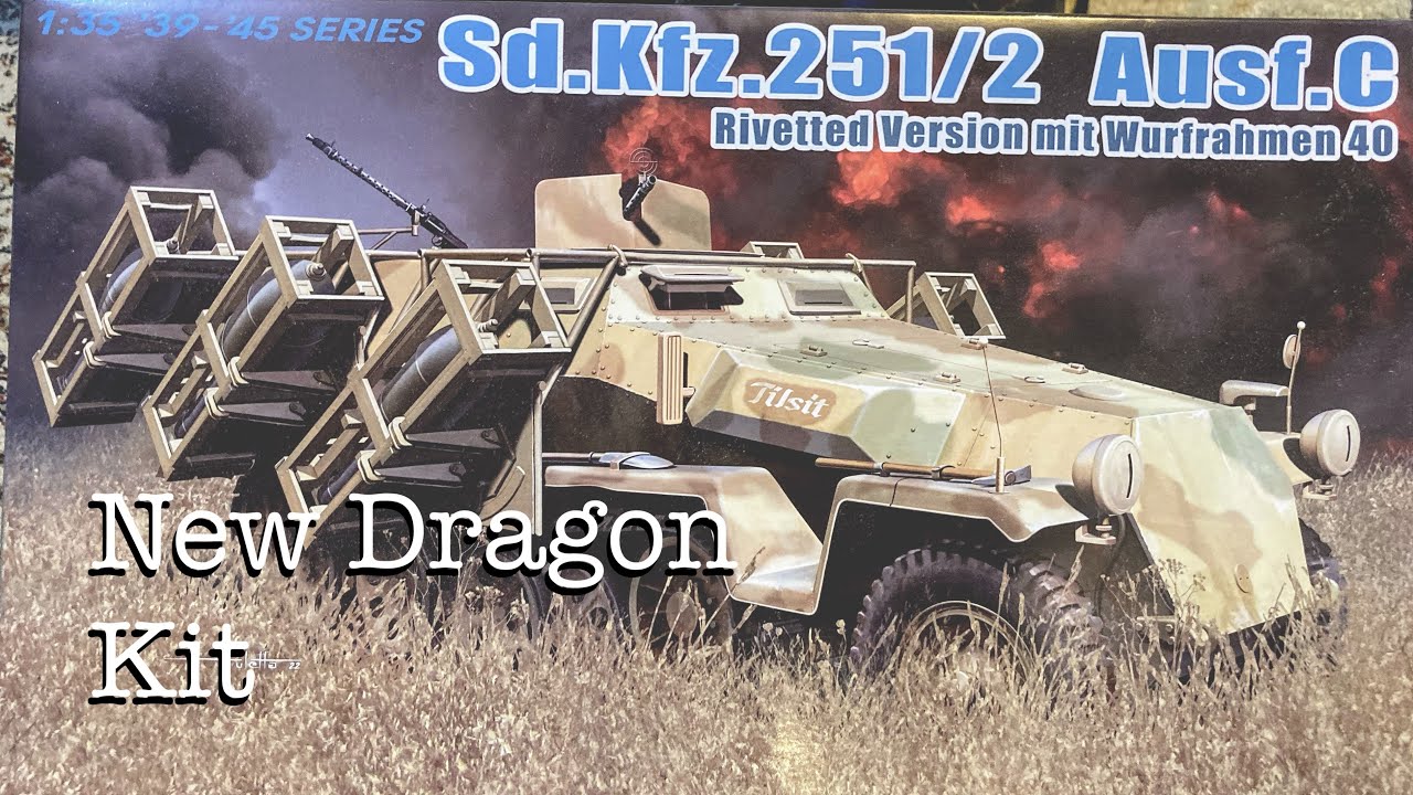 A New Dragon kit Arrived in the Mail. Rivetted Sd. Kfz 251 Ausf. C 