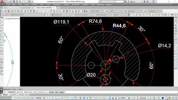 Luyện kỹ năng vẽ AutoCAD 2D - Bài Tập 45