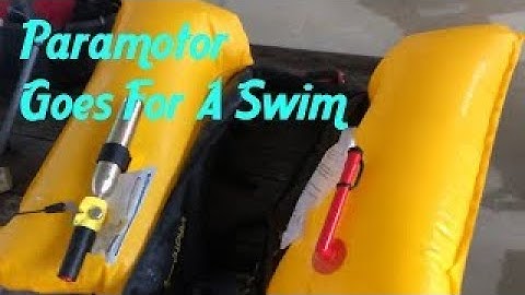 How to Save a Fully submerged Paramotor in 20 Minutes.