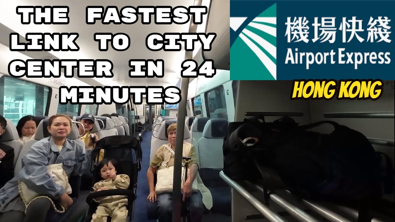 Hong Kong Airport Express Train to Hotel in Detail