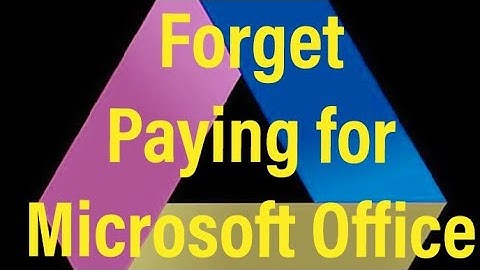 An alternative for Microsoft Office / Libre Office - Start using Google Docs & Google Drive