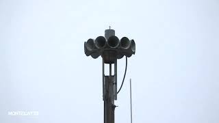Federal Signal STH-10 Siren Test, Alert, Delavan, WI