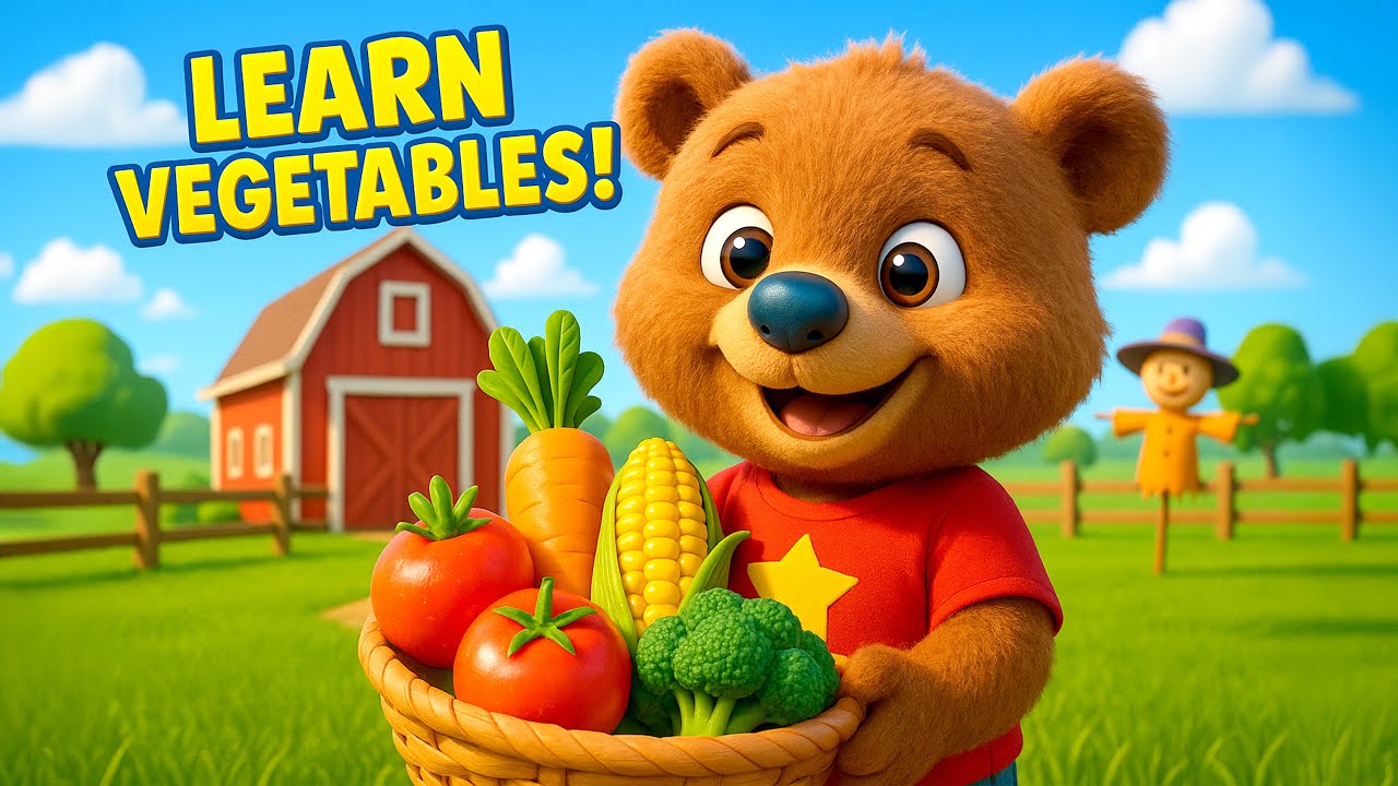 Cubby Bear's Amazing Farm Adventure: Veggie Learning for Toddlers ...