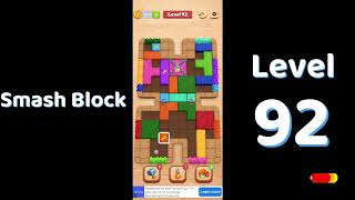 Smash Block Level 92 Walkthrough  | Relaxing Puzzle Game Solution | SolutionGuruji screenshot 5