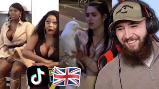 AMERICAN Reacts to The FUNNIEST British Humour TikToks! *HILARIOUS*