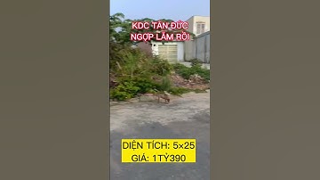 Chính chủ gửi bán lô đất giá ngộp ở KDC Tân Đức_Đức Hoà_Long An