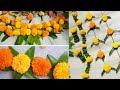 DIY|Marigold Flower Decoration Ideas for any Indian Wedding|Sangeet|Festivals|Pooja|Home Party Ideas