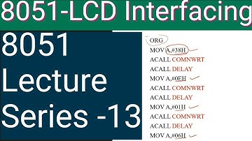 8051 Lecture series-13|LCD interfacing| Interfacing circuit| Program| Malayalam