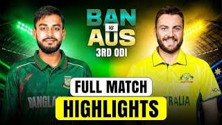 Live | Bangladesh vs Australia | Match 03 | ODI Series 2026